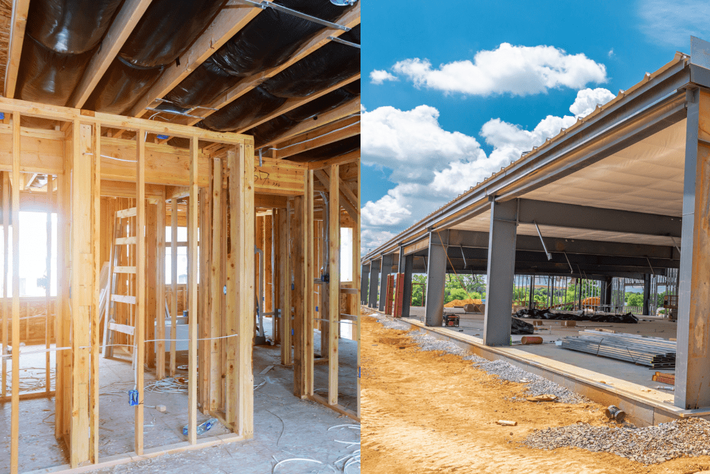 residential construction vs commercial construction
